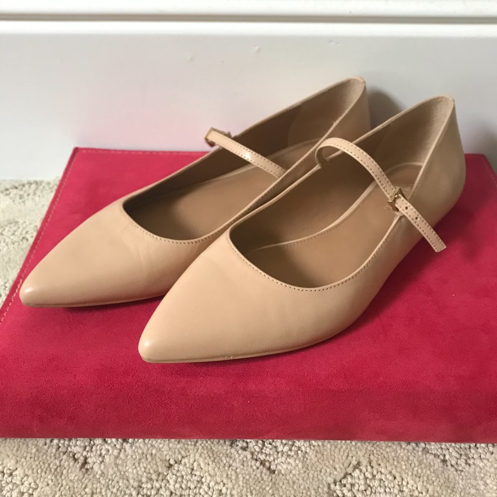 Calvin Klein Nude Gracy Mary Jane Flat